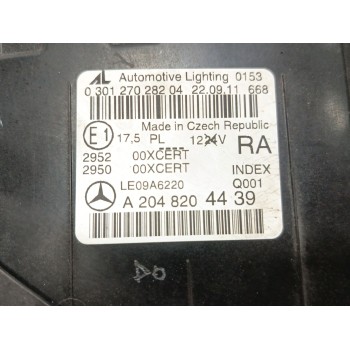Recambio de faro derecho para mercedes-benz clase c coupé (c204) c 250 cdi (204.303) referencia OEM IAM A2048204439 030127028204