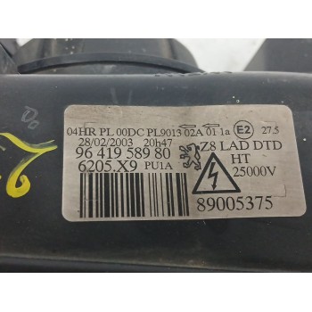 Recambio de faro derecho para peugeot 607 (9d, 9u) 2.2 hdi referencia OEM IAM 9641958980  