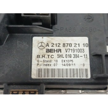 Recambio de resistencia calefaccion para mercedes-benz clase c coupé (c204) c 250 cdi (204.303) referencia OEM IAM A2128702110  