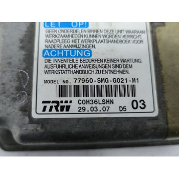 Recambio de centralita airbag para honda civic viii hatchback (fn, fk) 2.2 ctdi (fk3) referencia OEM IAM 77960SMGG021M1  