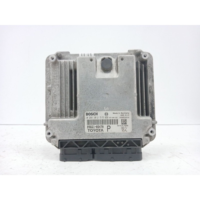 Recambio de centralita motor uce para toyota yaris (_p9_) 1.4 d-4d (nlp90_) referencia OEM IAM 896610D470 0281012515 