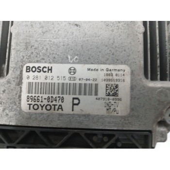Recambio de centralita motor uce para toyota yaris (_p9_) 1.4 d-4d (nlp90_) referencia OEM IAM 896610D470 0281012515 