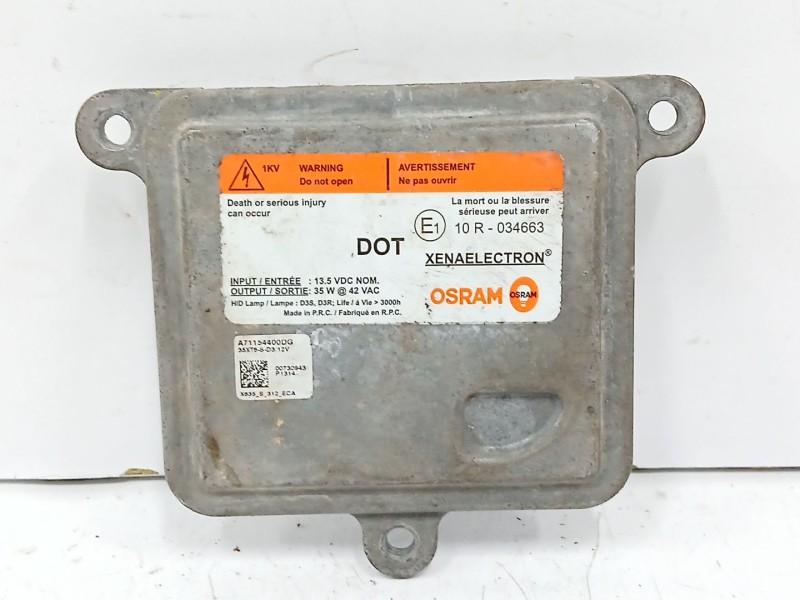 Recambio de centralita faros xenon para ford focus iii 1.6 tdci referencia OEM IAM A71154400DG  