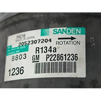 Recambio de compresor aire acondicionado para opel insignia a (g09) 2.0 cdti (68) referencia OEM IAM P22861236  