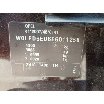 opel astra j (p10) del año 2013