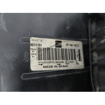 Recambio de faro izquierdo para seat leon (1p1) 1.9 tdi referencia OEM IAM 89315791 5P1941005 