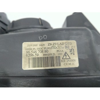 Recambio de faro derecho para peugeot 607 (9d, 9u) 2.2 hdi referencia OEM IAM 9654670880  