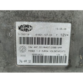 Recambio de centralita motor uce para fiat panda / panda classic (169_) 1.2 (169.axb11, 169.axb1a) referencia OEM IAM 6160112703