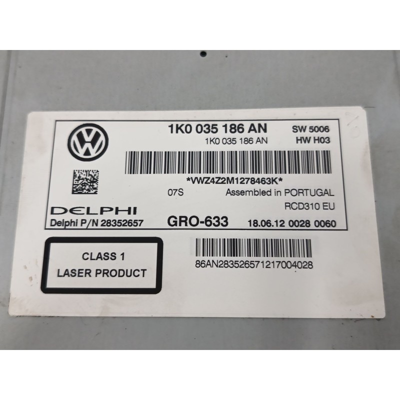 SISTEMA AUDIO / RADIO CD