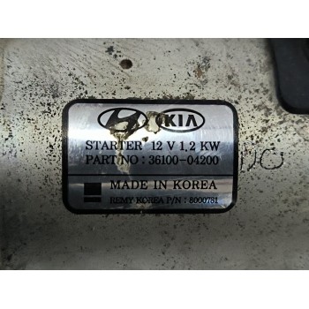 Recambio de motor arranque para hyundai i30 (pde, pd, pden) 1.0 t-gdi referencia OEM IAM 3610004200  