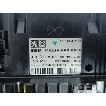Recambio de mando climatizador para citroën c5 iii break (rw_) 2.0 hdi referencia OEM IAM 96829415ZD K32260050019 