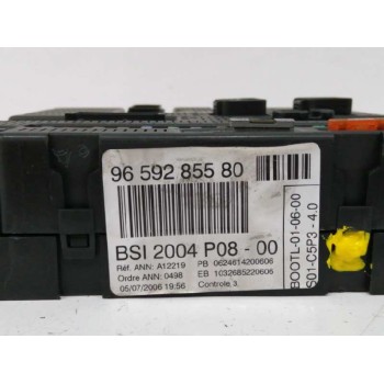 Recambio de caja reles / fusibles para peugeot 207 1.4 16v cat (kfu / et3j4) referencia OEM IAM 9659285580  