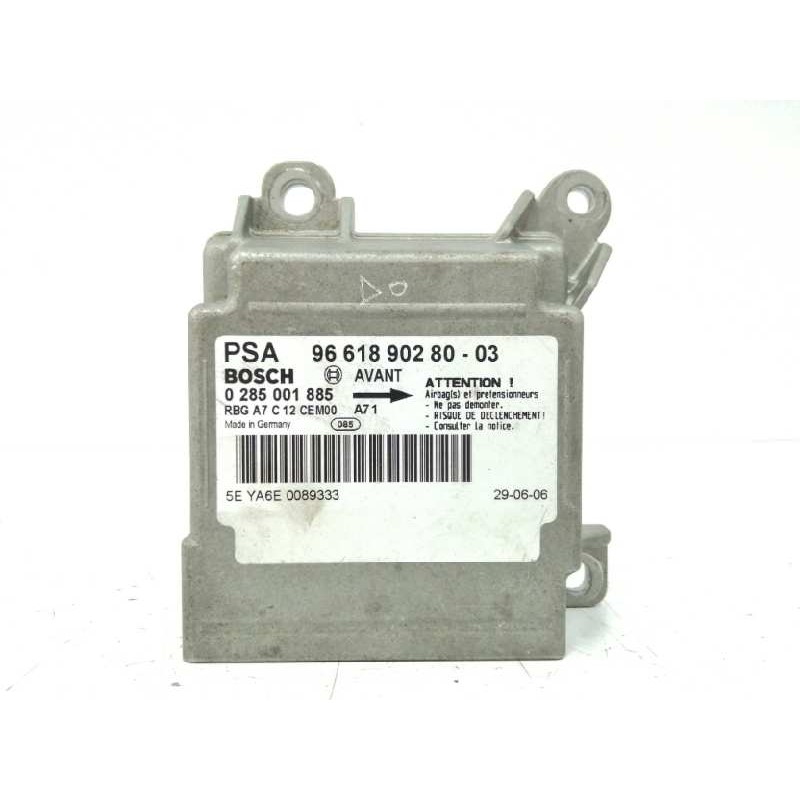 Recambio de centralita airbag para peugeot 207 1.4 16v cat (kfu / et3j4) referencia OEM IAM 9661890280 0285001885 