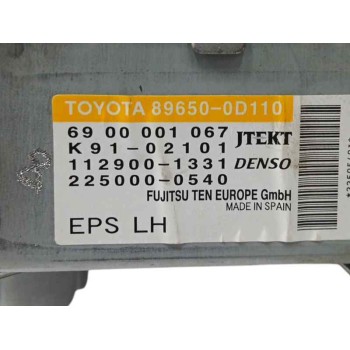 Recambio de centralita airbag para toyota yaris (ksp9/scp9/nlp9) 1.4 turbodiesel cat referencia OEM IAM 896500D110  