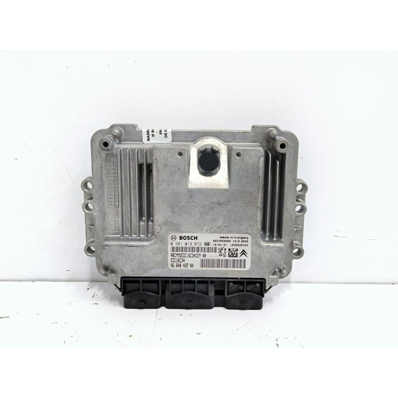 Recambio de centralita motor uce para citroën c3 picasso (sh_) 1.6 hdi referencia OEM IAM 9653958980 0281013872 