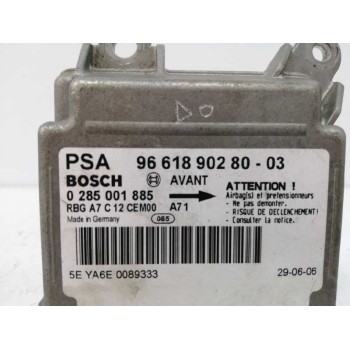 Recambio de centralita airbag para peugeot 207 1.4 16v cat (kfu / et3j4) referencia OEM IAM 9661890280 0285001885 