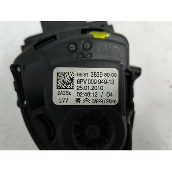 Recambio de potenciometro pedal para citroën c3 picasso (sh_) 1.6 hdi referencia OEM IAM 9681383980  