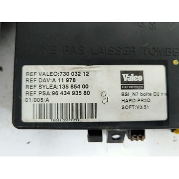 Recambio de caja reles / fusibles para citroën xsara (n1) 2.0 hdi 90 referencia OEM IAM 9643493580  