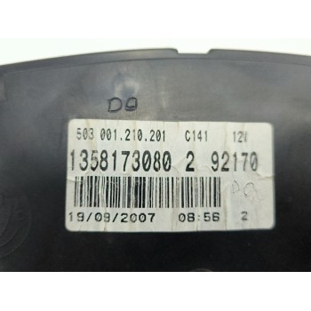 Recambio de cuadro instrumentos para peugeot boxer kombi (rs3000)(333) 2.2 hdi fap cat referencia OEM IAM 1358173080  