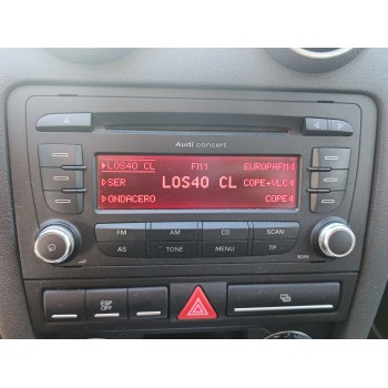 Recambio de sistema audio / radio cd para audi a3 sportback (8pa) 1.6 referencia OEM IAM   