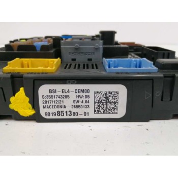 Recambio de caja reles / fusibles para citroën c4 picasso 1.6 blue-hdi fap referencia OEM IAM 9819851380  