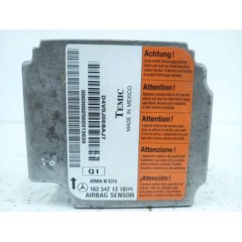 Recambio de centralita airbag para mercedes-benz clase m (w163) ml 270 cdi (163.113) referencia OEM IAM 1635421318  