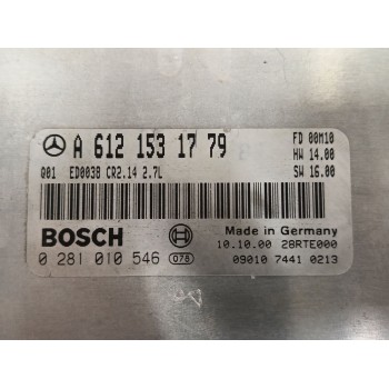 Recambio de centralita motor uce para mercedes-benz clase m (w163) ml 270 cdi (163.113) referencia OEM IAM A6121531779 028101054