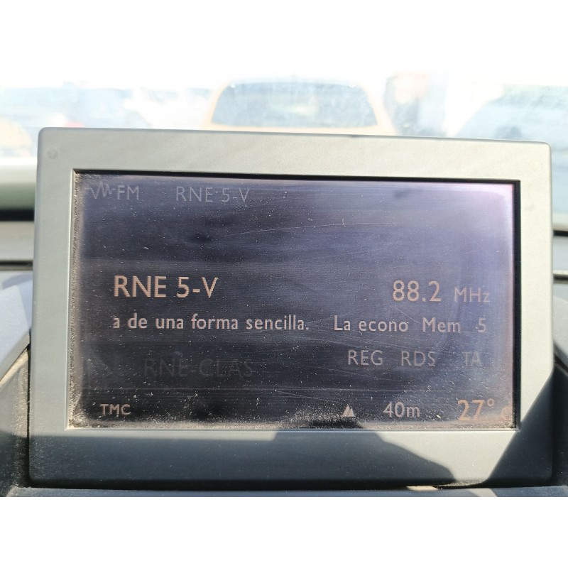 Recambio de pantalla multifuncion para peugeot 3008 i monospace (0u_) 1.6 hdi referencia OEM IAM 6593E4  