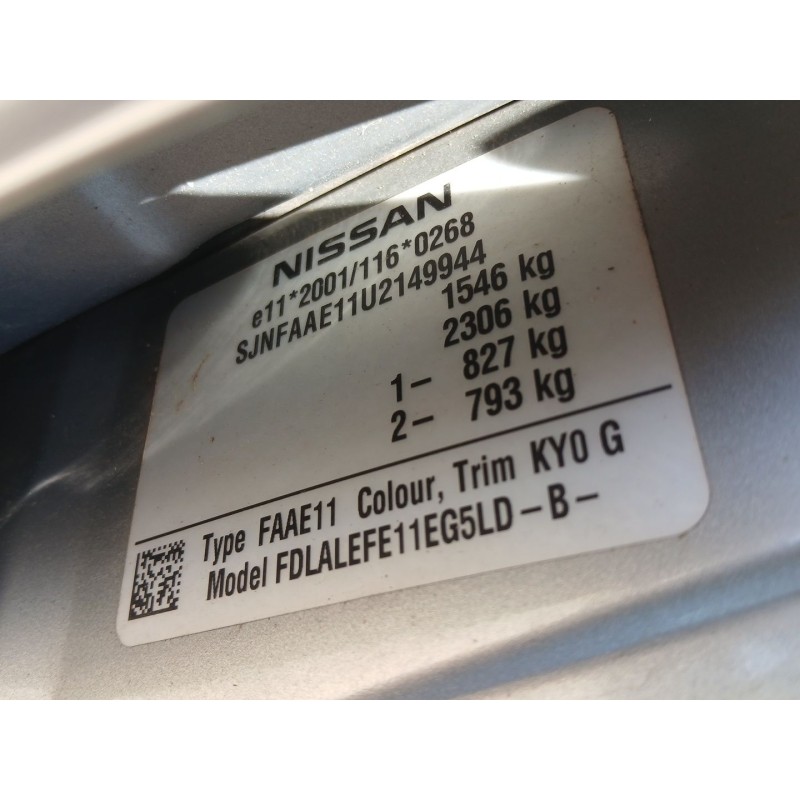 NISSAN NOTE (E11, NE11) 2012