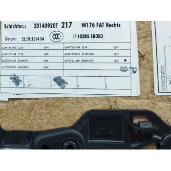 Recambio de guarnecido puerta delantera derecha para mercedes-benz clase a (w176) a 180 cdi / d (176.012) referencia OEM IAM A24