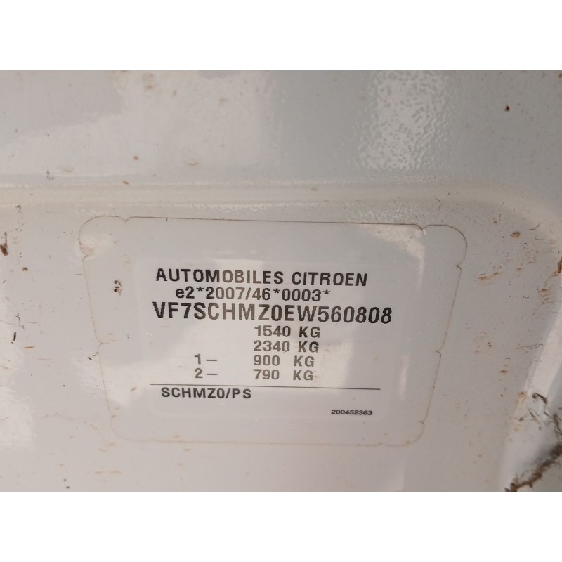CITROEN C3 II (SC_) 2014