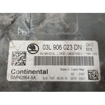 Recambio de centralita motor uce para skoda fabia ii (542) 1.6 tdi referencia OEM IAM 03L906023DN 03L906023DL 5WP42864AA