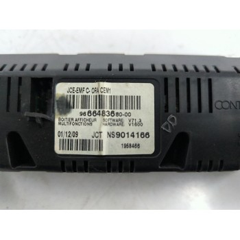 Recambio de pantalla multifuncion para citroën c3 picasso (sh_) 1.6 hdi referencia OEM IAM 9666483680  