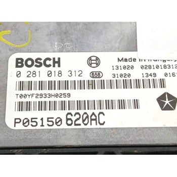 Recambio de centralita motor uce para fiat freemont (345_) 2.0 jtd 4x4 referencia OEM IAM P05150620AC 0281018312 