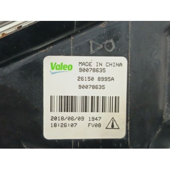 Recambio de faro antiniebla derecho para nissan qashqai ii (j11, j11_) 1.5 dci referencia OEM IAM 261508995A 90078635 