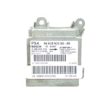 Recambio de centralita airbag para peugeot 207 1.4 16v cat (kfu / et3j4) referencia OEM IAM 9663593380 0285010110 