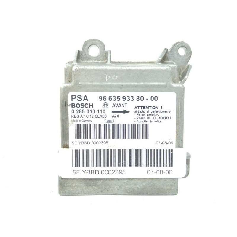 Recambio de centralita airbag para peugeot 207 1.4 16v cat (kfu / et3j4) referencia OEM IAM 9663593380 0285010110 