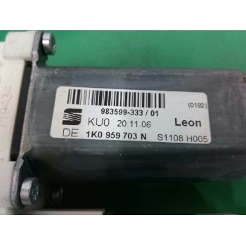 Recambio de elevalunas trasero izquierdo para seat leon (1p1) reference referencia OEM IAM FUNDA 1K0959703N 
