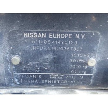 nissan almera (n16/e) del año 2003