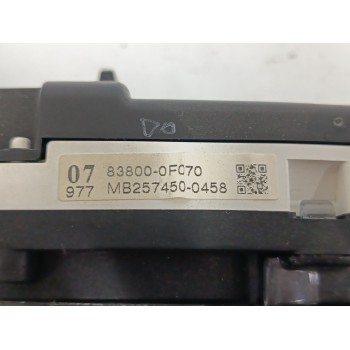 Recambio de cuadro instrumentos para toyota verso (_r2_) 2.0 d-4d (aur20_) referencia OEM IAM 838000F070  