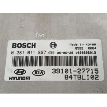 Recambio de centralita motor uce para hyundai getz (tb) 1.5 crdi referencia OEM IAM 3910127715 0281011807 