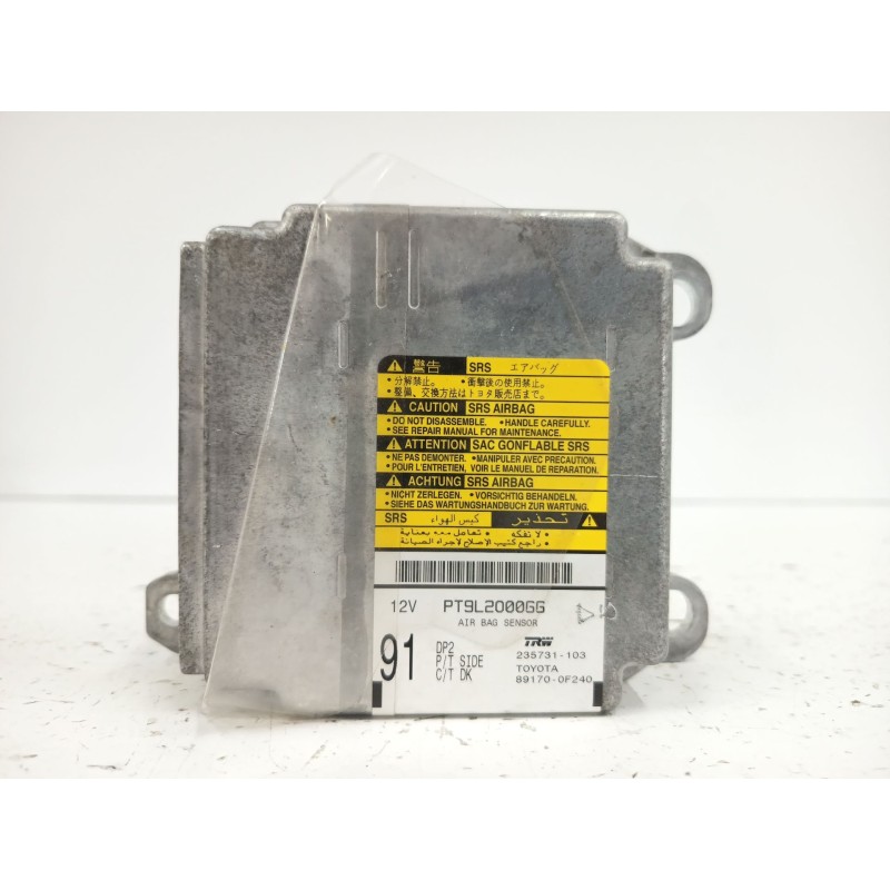 Recambio de centralita airbag para toyota corolla verso (zer_, zze12_, r1_) 2.0 d-4d (cur10_) referencia OEM IAM 891700F240 2357