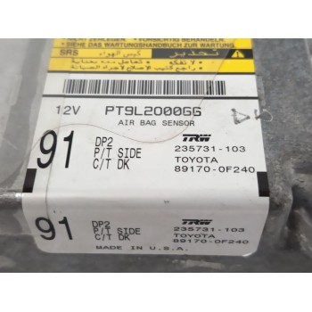 Recambio de centralita airbag para toyota corolla verso (zer_, zze12_, r1_) 2.0 d-4d (cur10_) referencia OEM IAM 891700F240 2357