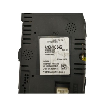 Recambio de cuadro instrumentos para volkswagen crafter caja cerrada 2.0 tdi referencia OEM IAM A9069006402  