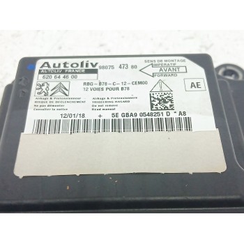 Recambio de centralita airbag para citroën c4 picasso 1.6 blue-hdi fap referencia OEM IAM 9807547380  