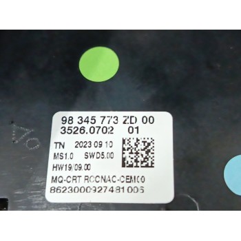 Recambio de pantalla multifuncion para peugeot rifter 1.5 bluehdi 100 referencia OEM IAM 98345773ZD  