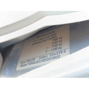 nissan qashqai i (j10, nj10) del año 2007