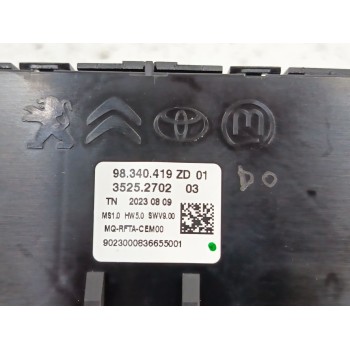 Recambio de mando climatizador para peugeot rifter 1.5 bluehdi 100 referencia OEM IAM 98340419ZD  