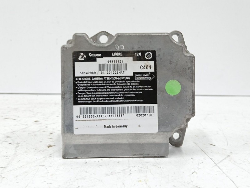 Recambio de centralita airbag para fiat stilo (192_) 1.8 16v (192axc1a, 192bxc1a) referencia OEM IAM 46835521  