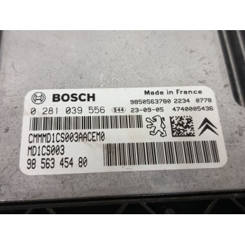 Recambio de centralita motor uce para peugeot rifter 1.5 bluehdi 100 referencia OEM IAM 9856345480 0281039556 
